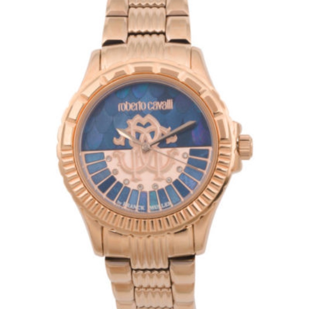 Roberto Cavalli Franck Muller Diamond Gold Watch
